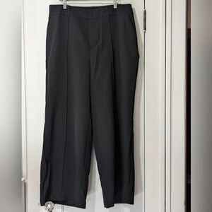 Elegant Black Wide-Leg Trousers